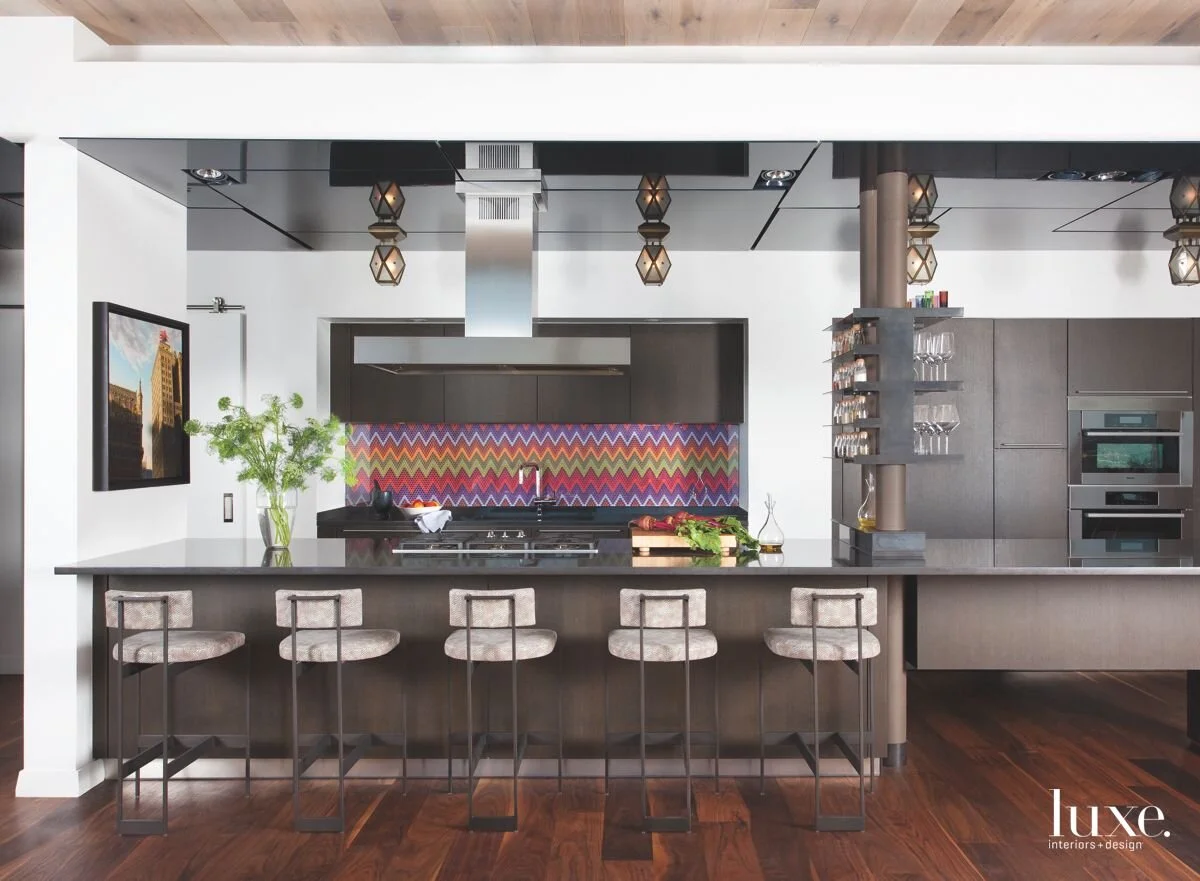 Luxe Interiors + Design — An Austin High-Rise Abode Has Sky High Style (1 of 6)