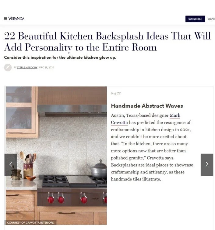 Veranda — 22 Beautiful Kitchen Backsplash Ideas That Will Add Personality to the Entire Room