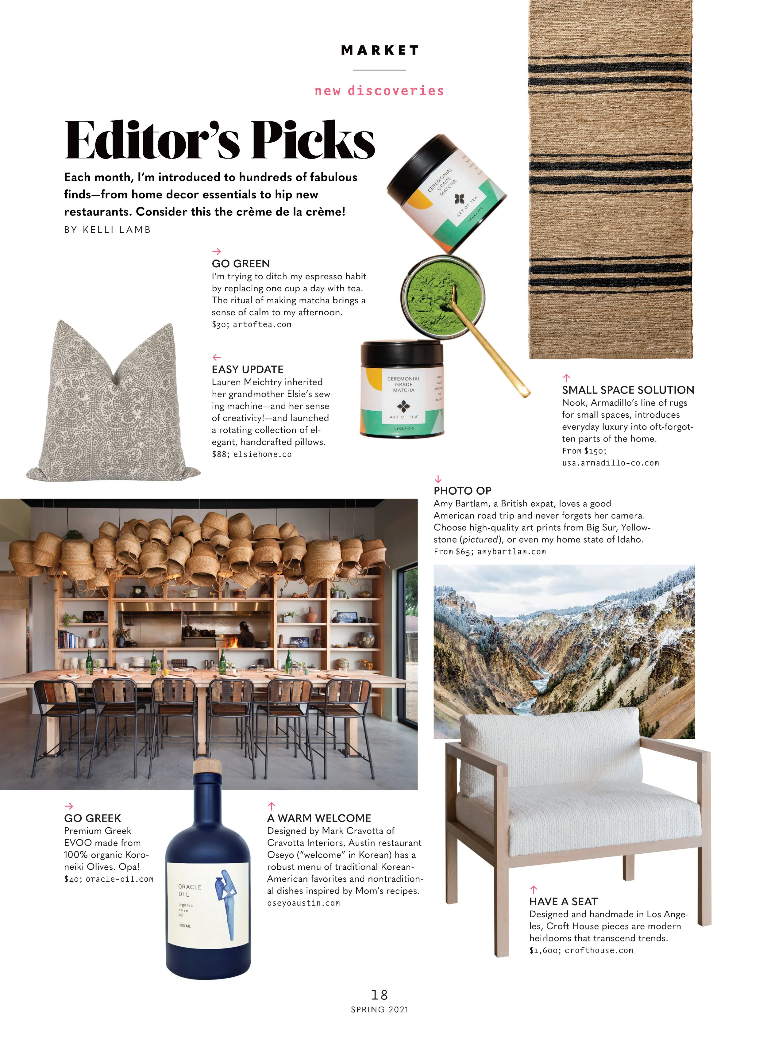 Rue Magazine — Editor’s Picks