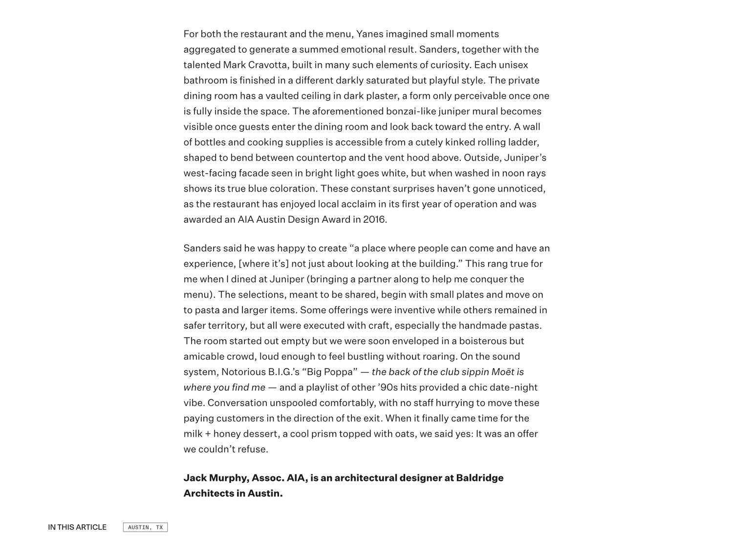 Texas Architect — A Show, A Situation (3 of 3)
