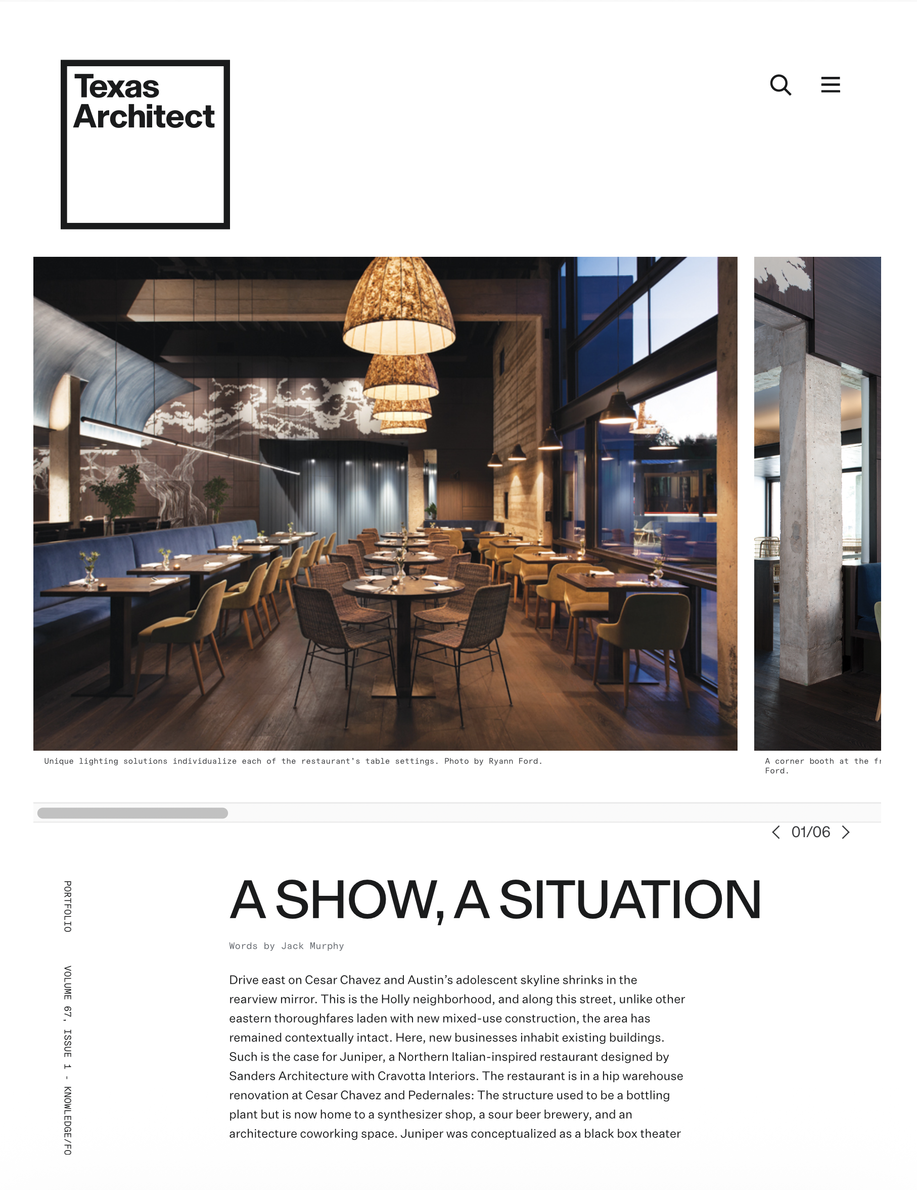 Texas Architect — A Show, A Situation (1 of 3)
