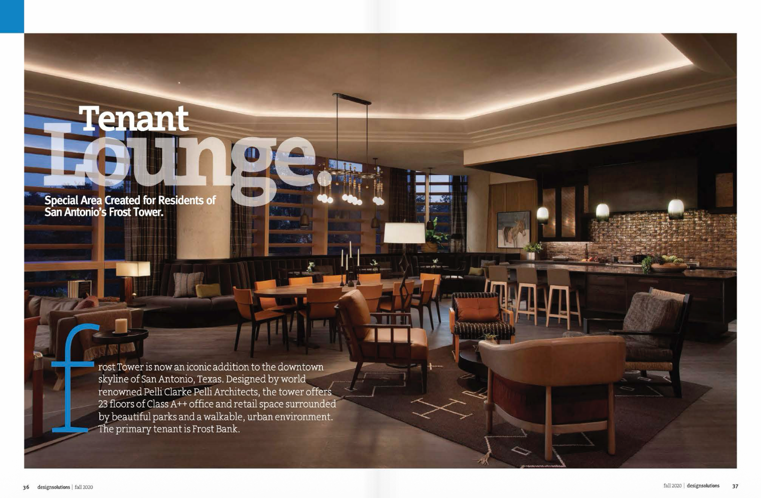 AWI Design Solutions Magazine — Frost Tower Tenant Lounge (1 of 4)