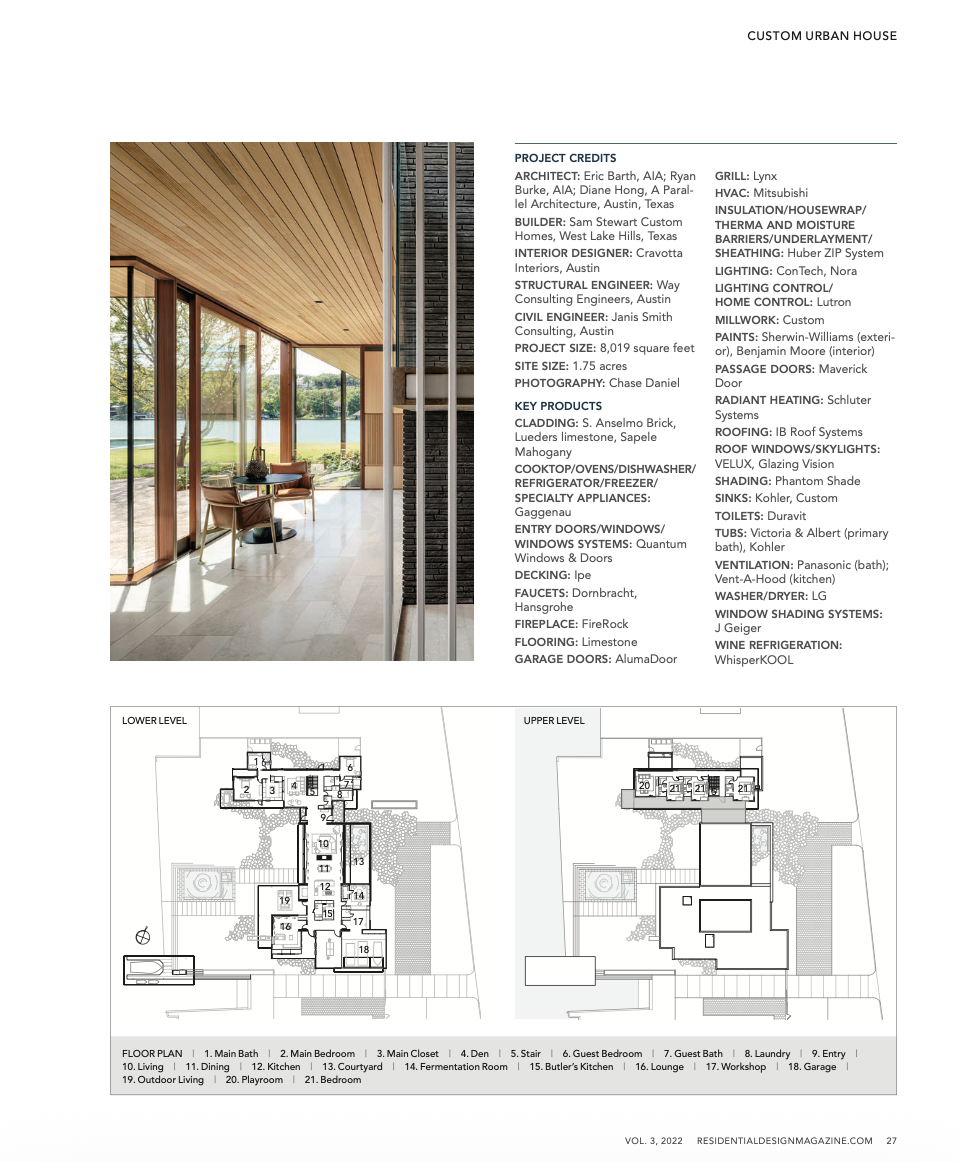 Residential Design Magazine — 2022 Residential Design Awards, Honor Award: Water’s Edge Residence (4 of 4)